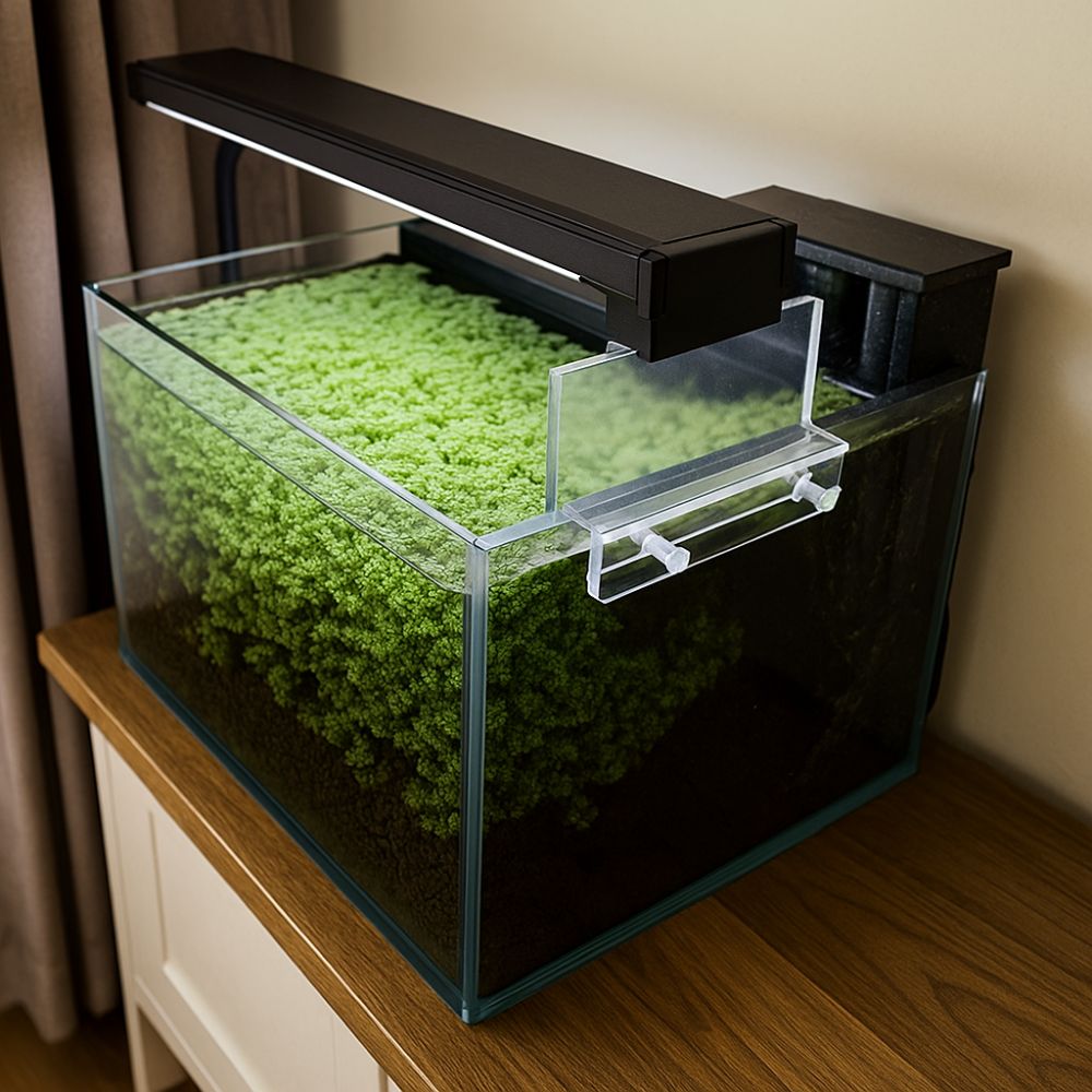Aquarium Light - Transparenter Acryl-Aquarium-LED-Lichthalter, Hängende Befestigungen, Bohrfreie Aquariumlampenhalterung,