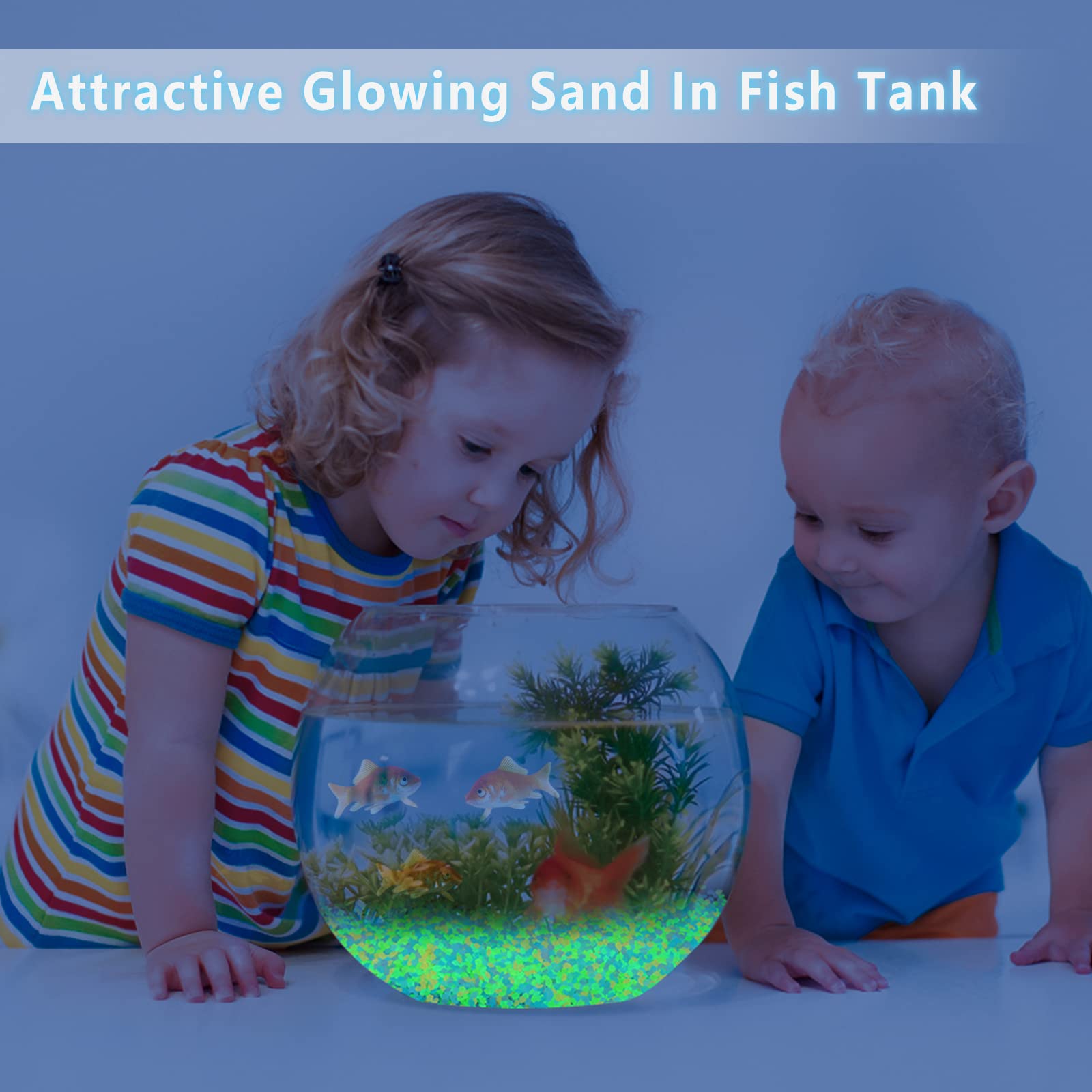 1000 Stücke Leuchtenden Sand G – Fish Aquarium Home Bewertung und Preis