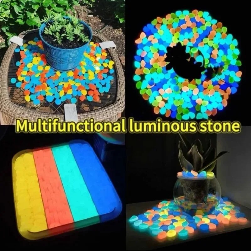 100-1000PCS Leuchtenden Stein  – Fish Tank Gravel Bewertung und Preis